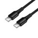 USB-C adatkábel, töltőkábel, USB-C - USB-C (USB Type-C), fekete, 60W 1m, Hoco X120