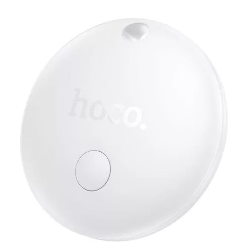 Hoco E93A Bluetooth lokátor – Google Find My Device kompatibilis, kulcskereső, fehér