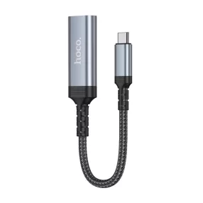  Hoco UA43A USB-C – HDMI (HDTV) adapter – 4K 30Hz, 0,2 m, fekete