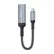 Hoco UA43A USB-C – HDMI (HDTV) adapter – 4K 30Hz, 0,2 m, fekete