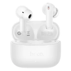   Bluetooth fülhallgató TWS vezeték nélküli headset, 30 óra üzemidő, töltőtokkal, fehér, Hoco EQ30