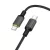 USB-C - USB-C kábel 1m 60W PD gyorstöltő töltőkábel, fekete, Hoco X128