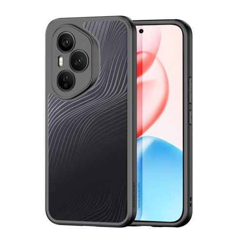 Honor 400 Pro 5G hátlaptok, telefon tok, kamera védelemmel, műanyag, fekete, Dux Ducis Aimo