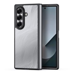   Samsung Galaxy Z Fold7 5G telefon tok, elő+hátlap tok, műanyag, fekete, SM-F966B/DS, Dux Ducis Aimo