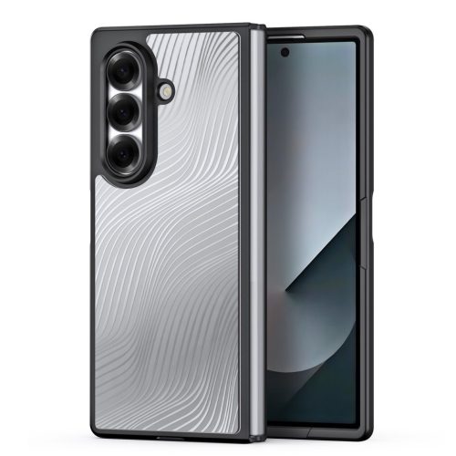 Samsung Galaxy Z Fold7 5G telefon tok, elő+hátlap tok, műanyag, fekete, SM-F966B/DS, Dux Ducis Aimo