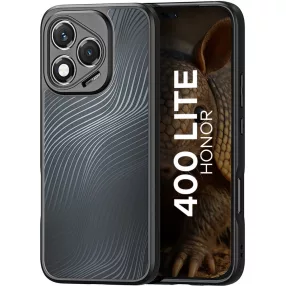   Honor 400 Lite 5G hátlaptok, telefon tok, kamera védelemmel, műanyag, fekete, Dux Ducis Aimo