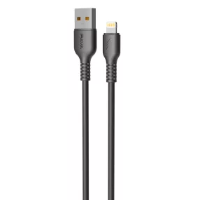   iPhone adatkábel, töltőkábel, iPhone 8pin, lightning adatkábel, töltőkábel, fekete, 1m, Pavareal PA-DC73i