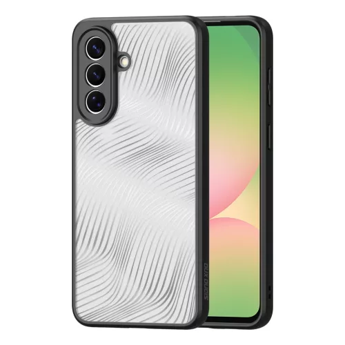 Samsung Galaxy A57 5G hátlaptok, telefon tok, kamera védelemmel, műanyag, fekete, Dux Ducis Aimo