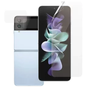   Samsung Galaxy Z Flip4 5G hidrogél fólia belső kijelzőre + edzett üvegfólia külső kijelzőre