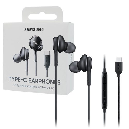 Samsung EO-IC100BW AKG USB-C vezetékes fülhallgató gyári Type-C headset mikrofonnal telefonhoz