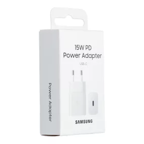   Samsung EP-T1510NWE gyári 15W USB-C gyorstöltő hálózati adapter Samsung Galaxy telefon töltő, fehér