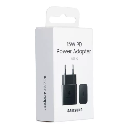 Samsung EP-T1510NBE gyári 15W USB-C hálózati gyorstöltő adapter Samsung Galaxy telefon töltő