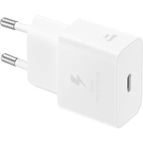   Samsung EP-T2510NWEGEU 25W USB-C gyorstöltő hálózati adapter – Super Fast Charging, fehér