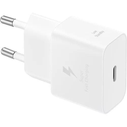Samsung EP-T2510NWEGEU 25W USB-C gyorstöltő hálózati adapter – Super Fast Charging, fehér