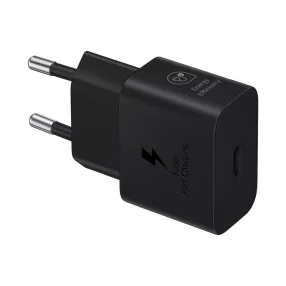   Samsung EP-T2510NBEGEU 25W USB-C gyorstöltő hálózati adapter – Super Fast Charging, fekete