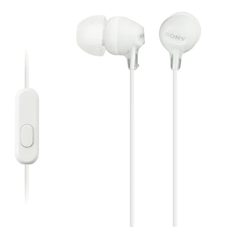 Sony MDR-EX15APWZ fehér gyári stereo headset, fülhallgató 3,5 mm jack csatlakozóval