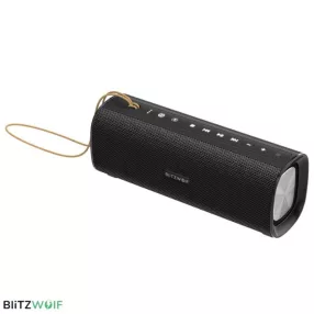   Blitzwolf bluetooth hangszóró, vezeték nélküli hangszóró, fekete, 20W, Blitzwolf BW-WA2
