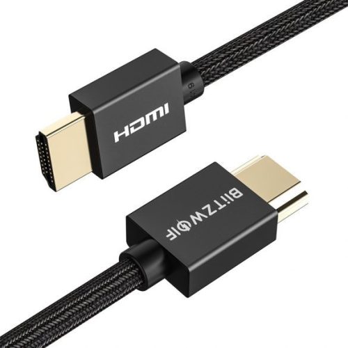 Blitzwolf BW-HDC1 HDMI 4K kompatibilis kábel fekete 1,8m
