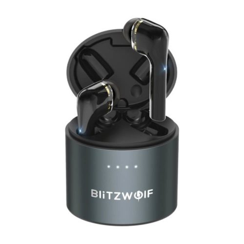 Blitzwolf BW-FYE8 TWS vezeték nélküli (Wireless) fekete stereo fülhallgató headset