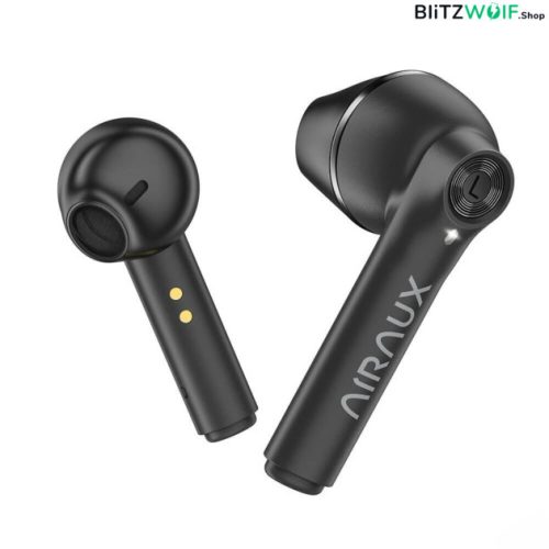 Blitzwolf AIRAUX AA-UM7 TWS fekete vezeték nélküli (Wireless) stereo headset fülhallgató töltőtokkal