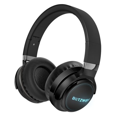 Blitzwolf BW-HP0 Pro fekete bluetooth fejhallgató