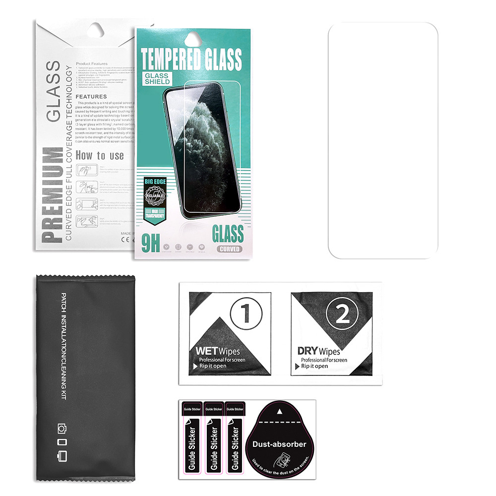 Xiaomi Redmi Note 9 Pro / Note 9 Pro 5G / Note 9 Pro Max / Note 9s üvegfólia, tempered glass, előlapi, edzett, 9H, 0.33mm, prémium