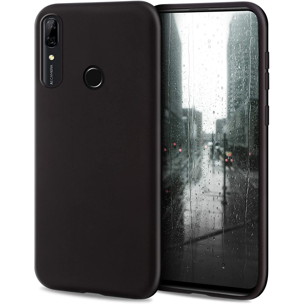 Huawei P Smart Z / Y9 Prime 2019 / Honor 9X szilikon tok, hátlaptok, telefon tok, matt, fekete
