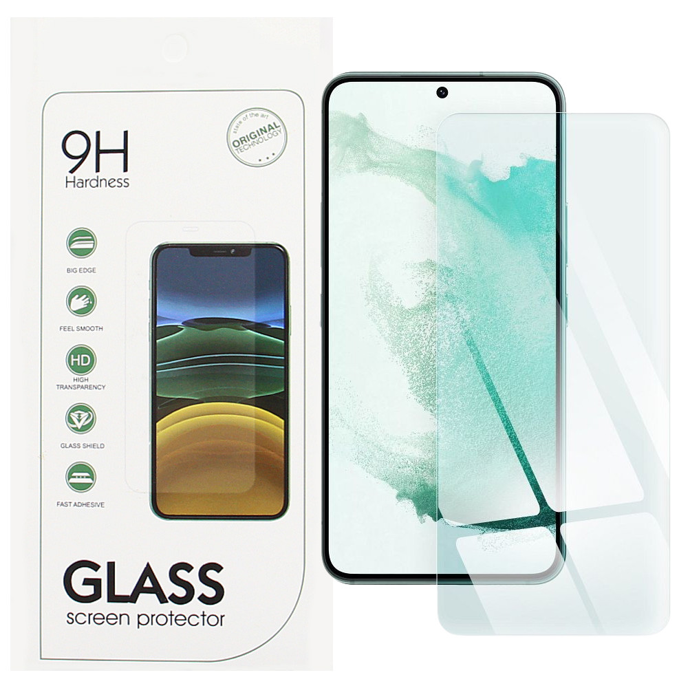 Samsung Galaxy S22 5G / S23 5G üvegfólia, tempered glass, előlapi, edzett, 9H, 0.3mm