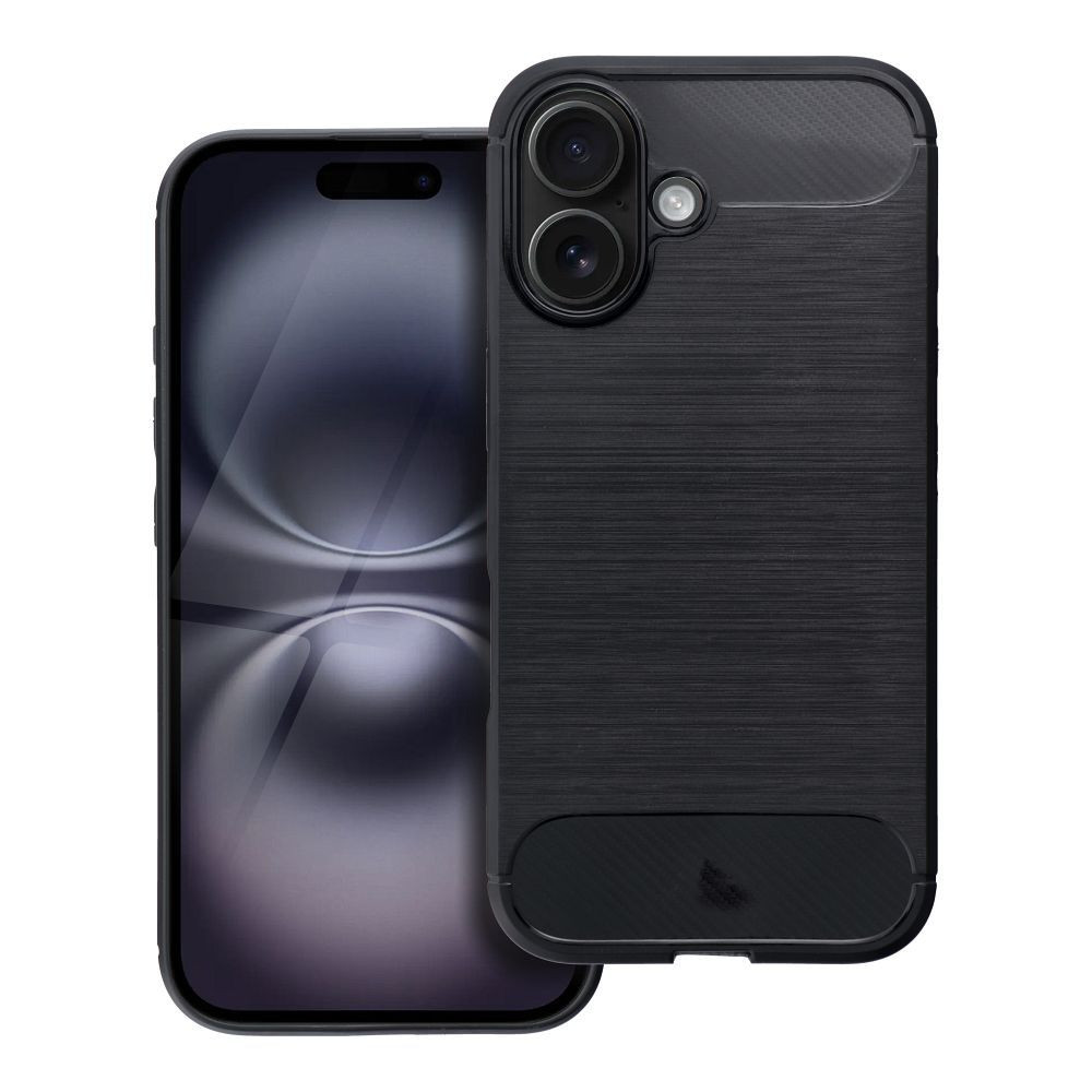 iPhone 17 szilikon tok, hátlaptok, telefon tok, karbon mintás, fekete, Simple Carbon iPhone 17 szilikon tok, hátlaptok, telefon tok, karbon mintás, fekete, Simple Carbon